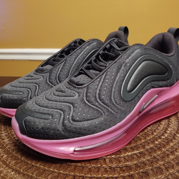 Nike Other - Nike Air Max 720 GS  AQ3196 017  Off Noir / Purple